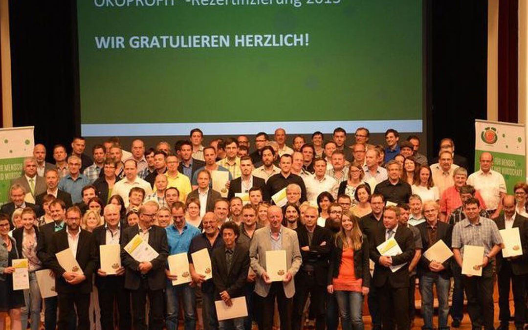 Ökoprofit-Rezertifizierung 2015