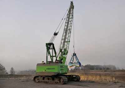 Sennebogeneinsatz Hilti & Jehle
