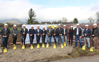 Spatenstich Winkelstrasse – Meiningen