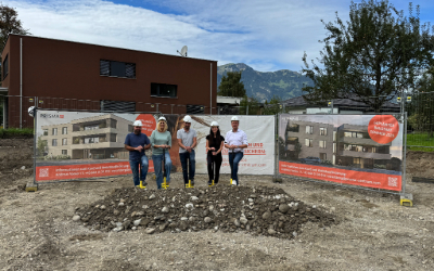 Spatenstich in Feldkirch-Nofels