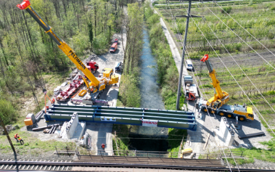 Zwei neue Brücken für die Bahnstrecke nach Buchs